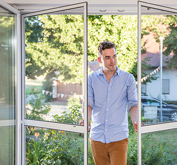 Fliegengitter-direkt Insektenschutz Rollo Fenster