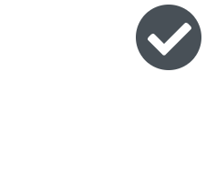 Luft-Icon mit Häkchen als Symbol für frische Luft durch Fliegengitter