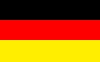 Deutschland Flagge als Symbol regionaler Herstellung